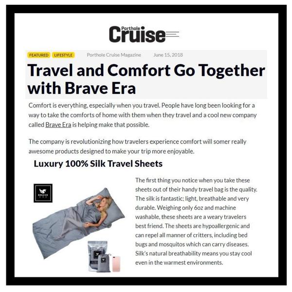 Media Feast secured Brave Era a feature in Porthole Cruise.