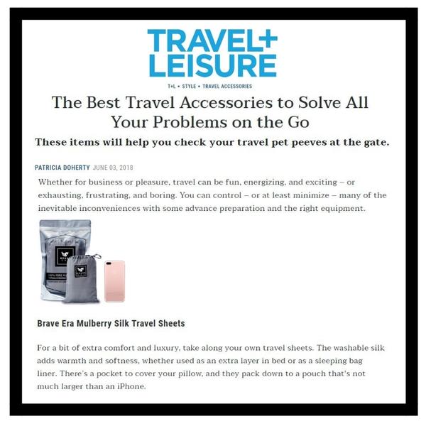 Travel + Leisure talks about The Best Travel Accessories to Solve All Your Problems on the Go made possible by Media Feast.